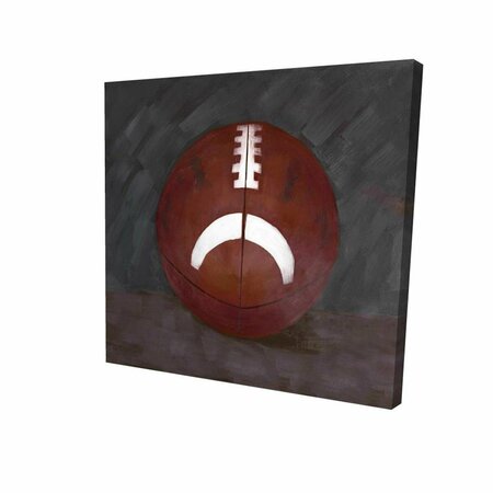 FONDO 16 x 16 in. Football Ball-Print on Canvas FO2788678